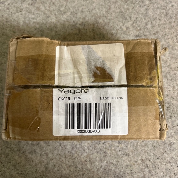 Yagote Ceramic Pumpkin Knob red in color total 6 plus hardware - Picture 5 of 5